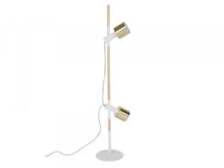 Zuiver Vloerlamp IVY - Brass & White Wit