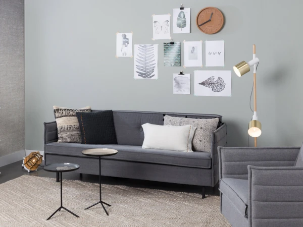 Zuiver Vloerlamp IVY - Brass & White Wit - Afbeelding 6