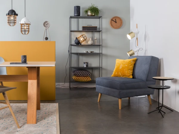 Zuiver Vloerlamp IVY - Brass & White Wit - Afbeelding 3