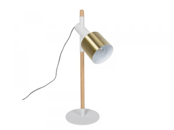 Zuiver Tafellamp IVY - Brass & White Wit