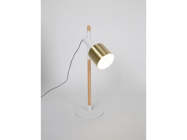 Zuiver Tafellamp IVY - Brass & White Wit - Afbeelding 5