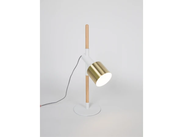 Zuiver Tafellamp IVY - Brass & White Wit - Afbeelding 4