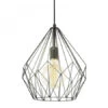 EGLO Hanglamp VINTAGE/CARLTON - Zwart Zwart