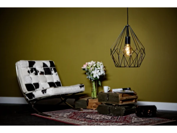EGLO Hanglamp VINTAGE/CARLTON - Zwart Zwart - Afbeelding 3