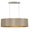 EGLO Hanglamp Ovaal MASERLO - Taupe/Goud Taupe