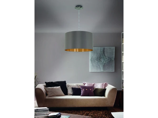 EGLO Hanglamp MASERLO - Cappucino/Goud Bruin - Afbeelding 3