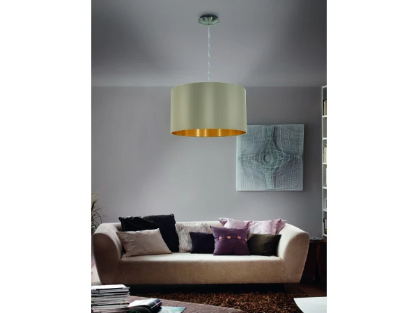 EGLO Hanglamp MASERLO - Taupe/Goud Taupe - Afbeelding 3