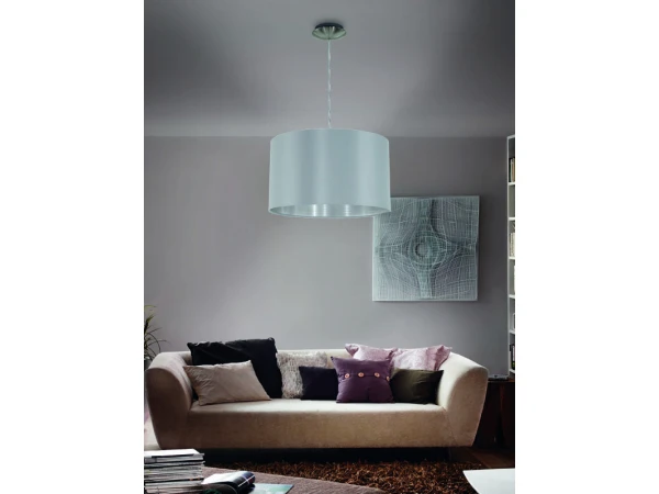 EGLO Hanglamp MASERLO - Grijs/Zilver Grijs - Afbeelding 2