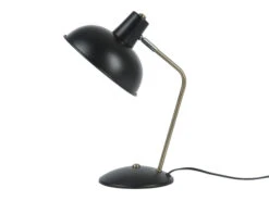 Leitmotiv Bureaulamp HOOD - Mat Zwart Zwart