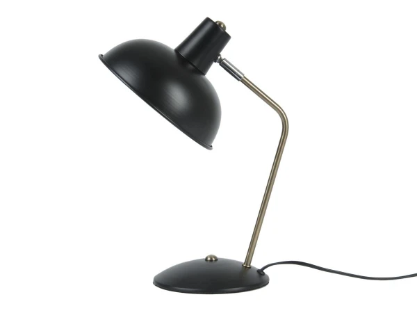 Leitmotiv Bureaulamp HOOD - Mat Zwart Zwart