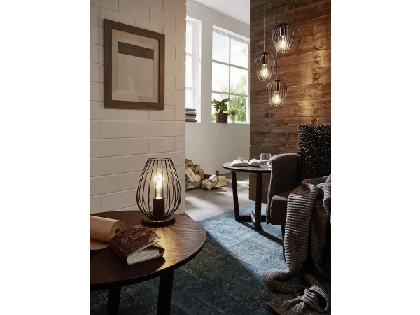 EGLO Hanglamp NEWTOWN - Zwart Zwart - Afbeelding 2