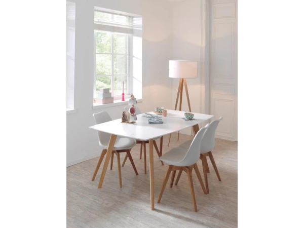 Zuiver Vloerlamp TRIPOD - Wood White Wit - Afbeelding 4