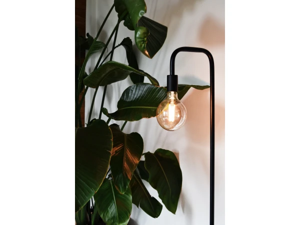 Calex Vloerlamp U-LINE - Zwart Metaal Zwart - Afbeelding 2