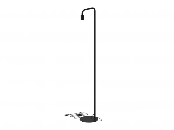 Calex Vloerlamp U-LINE - Zwart Metaal Zwart