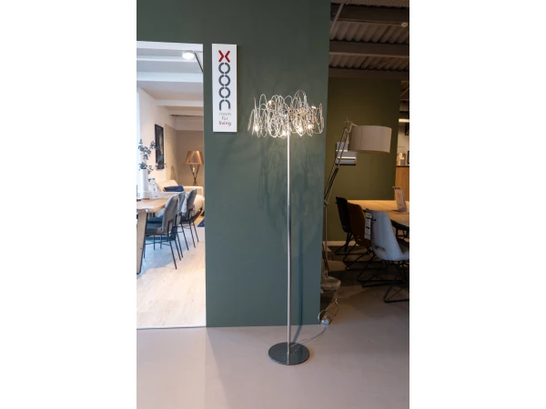 Vloerlamp YOUNIQUE - Aluminium Rvs