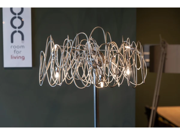 Vloerlamp YOUNIQUE - Aluminium Rvs - Afbeelding 2