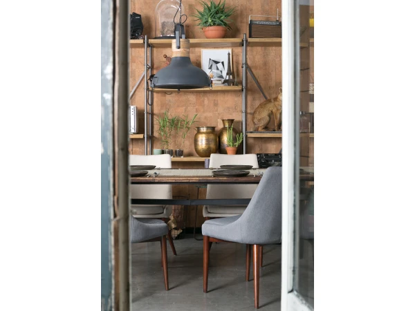 Hanglamp RAW - Zwart Ijzer/mangohout Zwart - Afbeelding 7