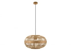 EGLO Hanglamp AMSFIELD - Rotan Hout