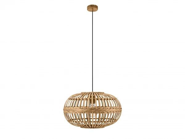 EGLO Hanglamp AMSFIELD - Rotan Hout