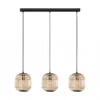 EGLO Hanglamp BORDESLEY - Hout Natuur Hout