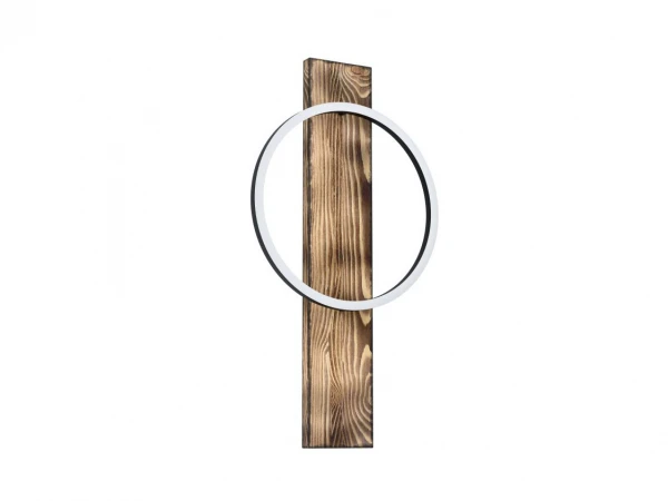 EGLO Wandlamp BOYAL - Zwart/Bruin Bruin