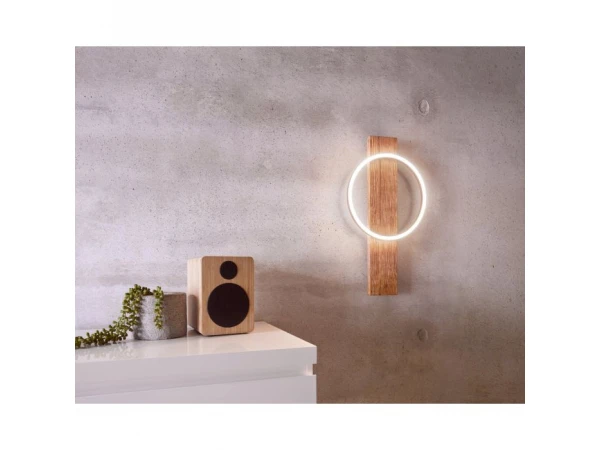 EGLO Wandlamp BOYAL - Zwart/Bruin Bruin - Afbeelding 2