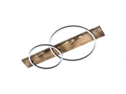 EGLO Plafondlamp BOYAL - Zwart/Bruin Bruin