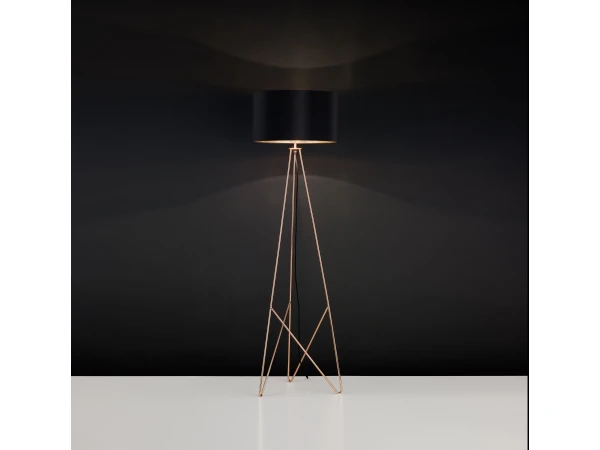 EGLO Vloerlamp CAMPORALE - Koper/zwart Koper - Afbeelding 2