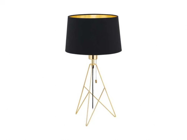 EGLO Tafellamp CAMPORALE - Messing/zwart Goud