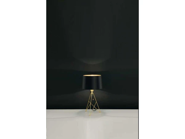EGLO Tafellamp CAMPORALE - Messing/zwart Goud - Afbeelding 2