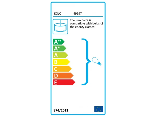 EGLO Hanglamp CARLTON 1 Small - Zwart/koper Zwart - Afbeelding 4