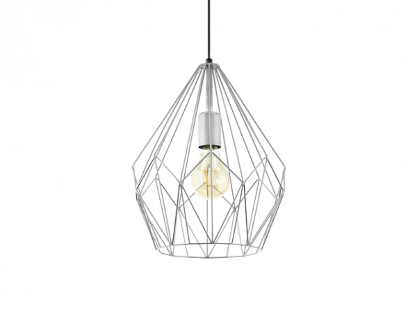 EGLO Hanglamp CARLTON - Zilver Zilver