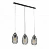 EGLO Hanglamp CLEVEDON - Zwart Zwart