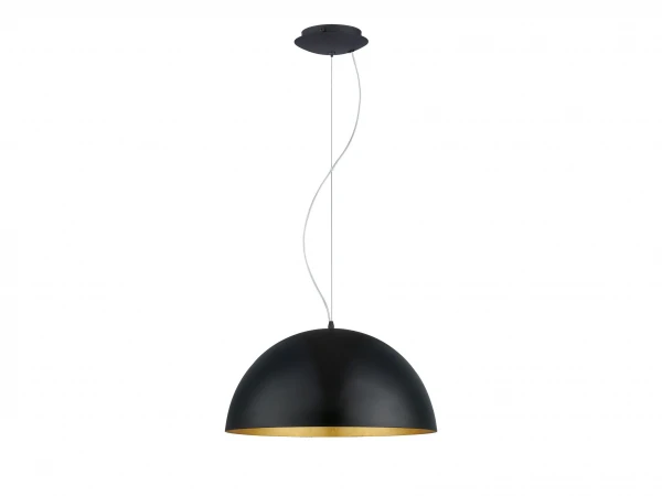 EGLO Hanglamp GAETANO 1 - Zwart/goud Zwart