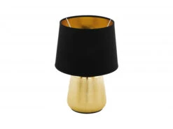EGLO Tafellamp MANALBA 1 - Zwart/goud Multicolor