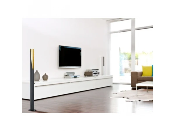 EGLO Vloerlamp PREBONE - Zwart/Goud Zwart - Afbeelding 3