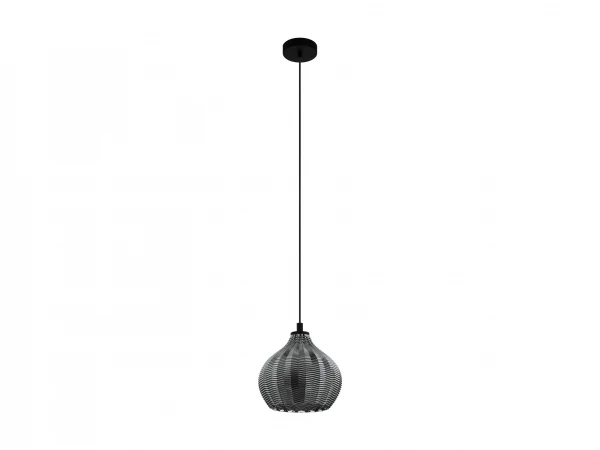 EGLO Hanglamp Tamallat - Zwart Zwart