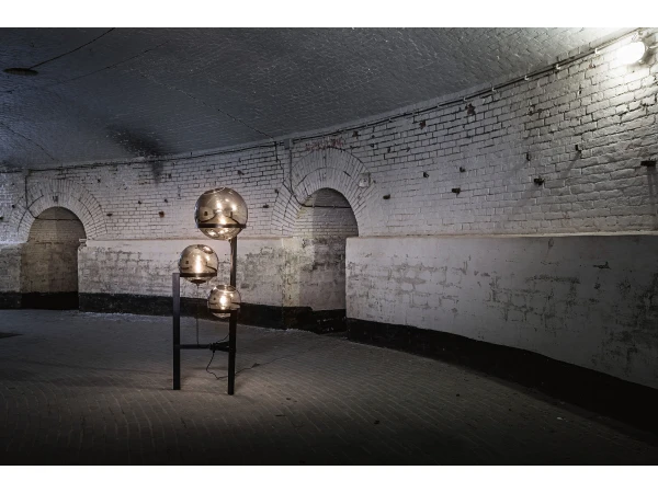 Vloerlamp ORB - Zwart/spiegelglas Zwart - Afbeelding 2