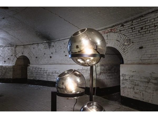 Vloerlamp ORB - Zwart/spiegelglas Zwart - Afbeelding 3