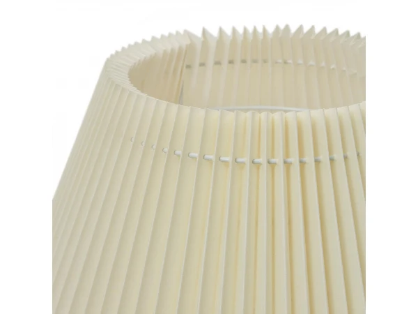 Vloerlamp BENICARLO - Massief Rubberhout Hout - Afbeelding 5