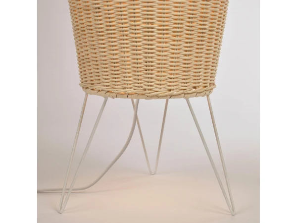 Vloerlamp KAMARIA - Rotan Bruin - Afbeelding 2