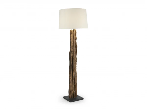 Vloerlamp LLEWOP - Ivory Hout