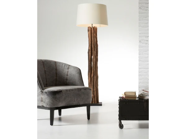 Vloerlamp LLEWOP - Ivory Hout - Afbeelding 8