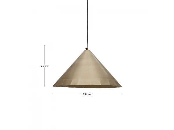 Plafondlamp PARLAVA - Messing Goud - Afbeelding 6