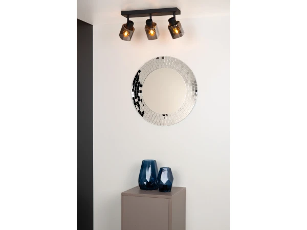 Plafondspot ALION 3x - Zwart/fumé Zwart - Afbeelding 2