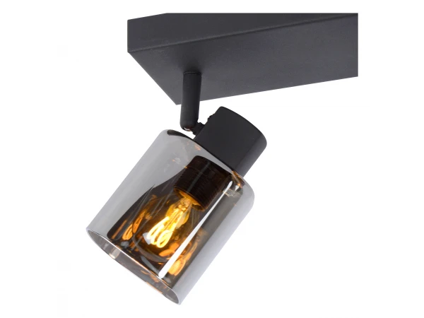 Plafondspot ALION 3x - Zwart/fumé Zwart - Afbeelding 3