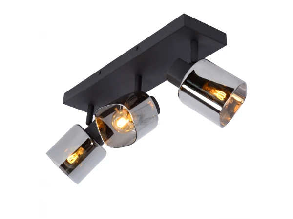 Plafondspot ALION 3x - Zwart/fumé Zwart - Afbeelding 4