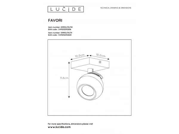 Spot FAVORI 1x - Zwart Zwart - Afbeelding 5