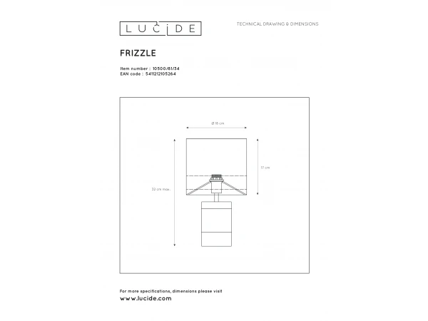 Tafellamp FRIZZLE - Oker Geel - Afbeelding 6