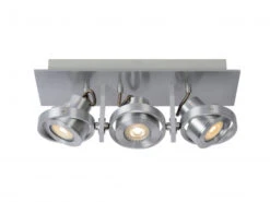 Spot LANDA II 3x - Aluminium Zilver